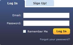 login form